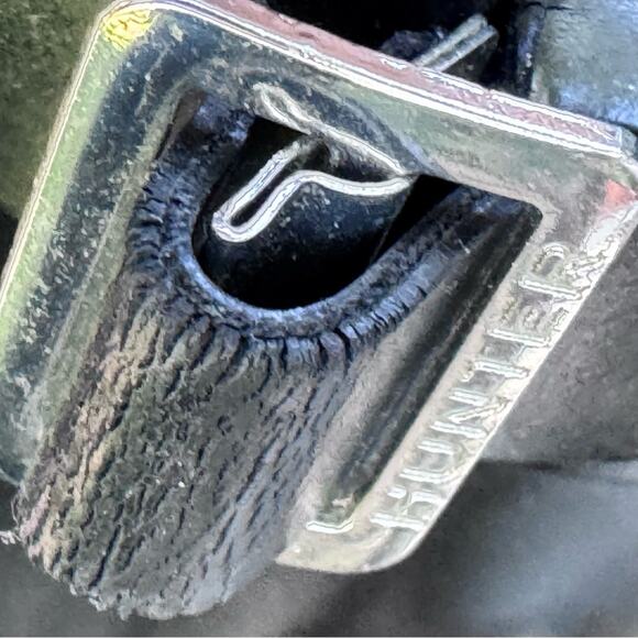 Hunter Original Women's Tall Gloss Black Rain Wellies Boots 8 US / 6 UK *Flaws* - Picture 16 of 16